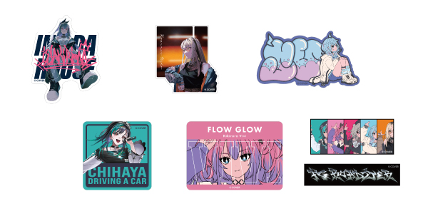 FLOW GLOW's MIXTAPE 01 ステッカーセット