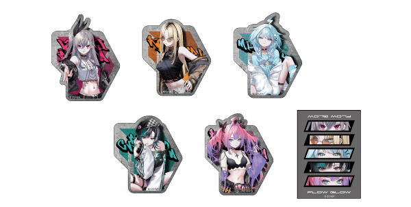 FLOW GLOW's MIXTAPE 02 ステッカーセット