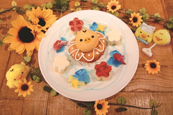 キイロイトリのサマーメモリースイーツプレート