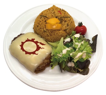 でぶチョコボのメテオハンバーグプレート