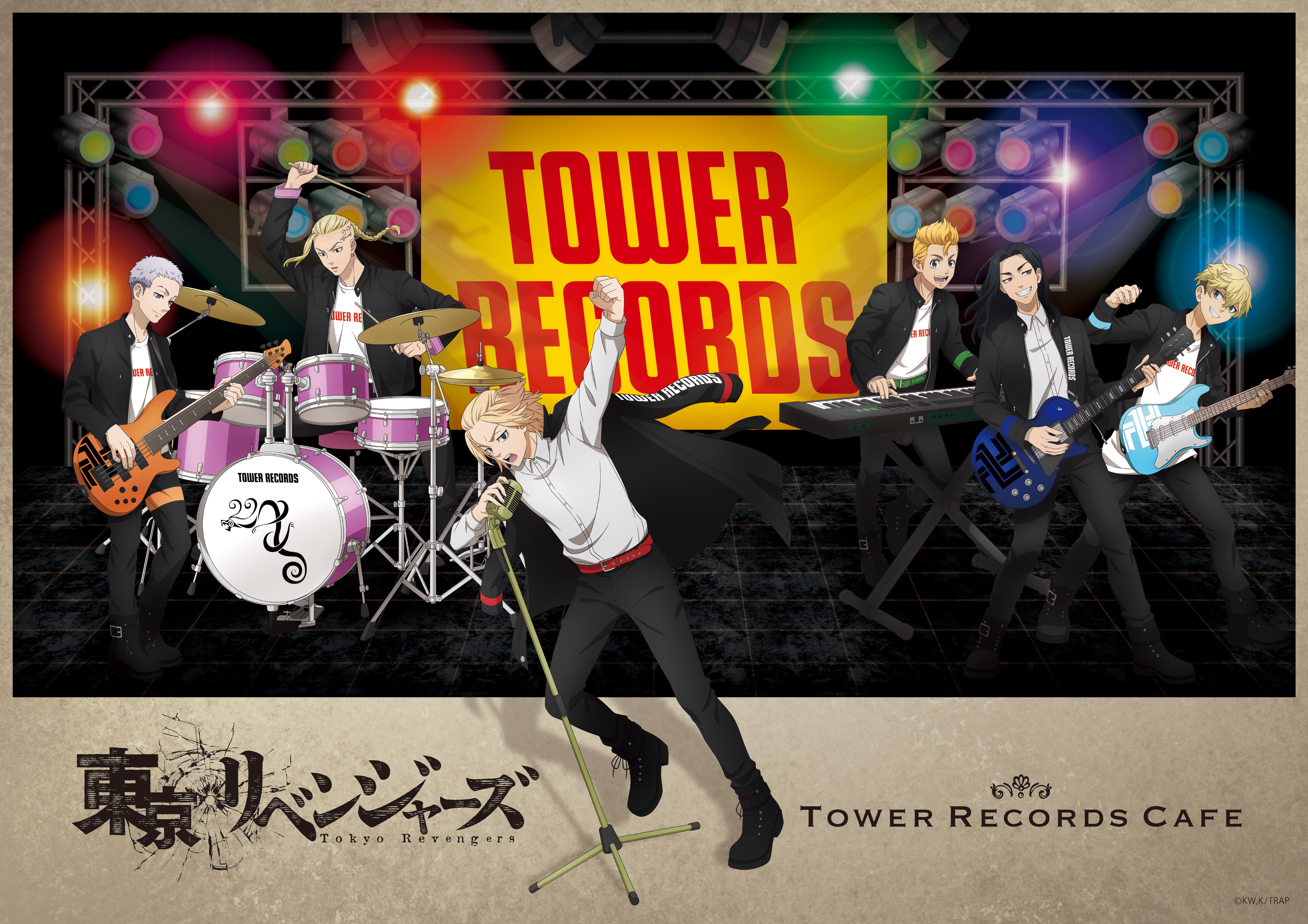 TVアニメ「東京リベンジャーズ」× TOWER RECORDS CAFEコラボが表参道 ...