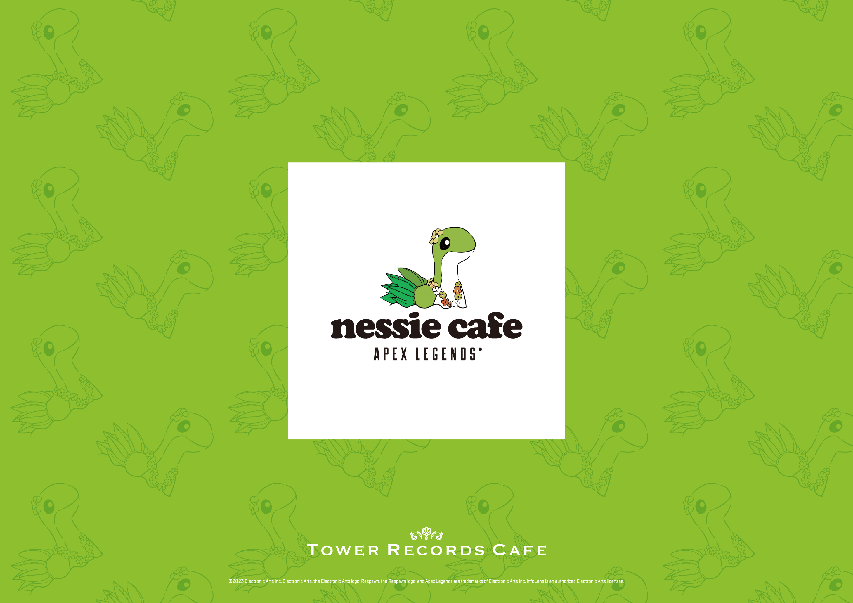 大人気バトルロイヤルゲーム「Apex Legends™」とのコラボレーションカフェ 『Apex Legends -Nessie cafe-』 がTOWER RECORDS CAFE 渋谷・梅田・名古屋にて巡回開催！！