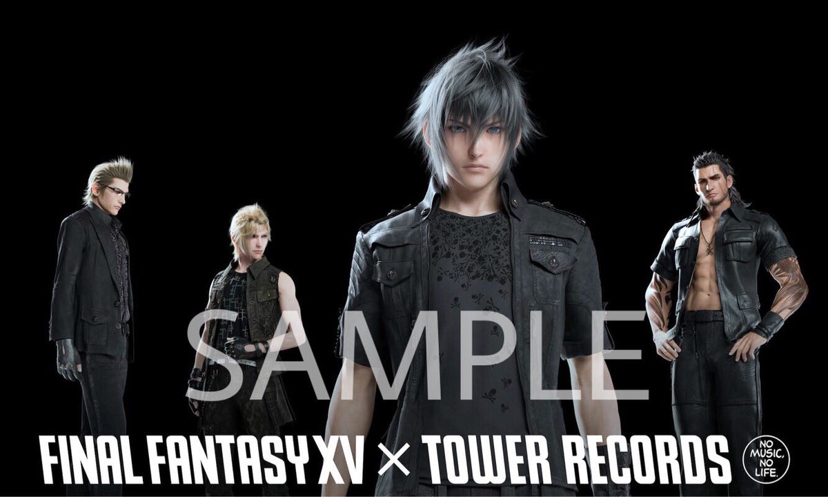 FINAL FANTASY XV × TOWER RECORDS　イメージヴィジュアル