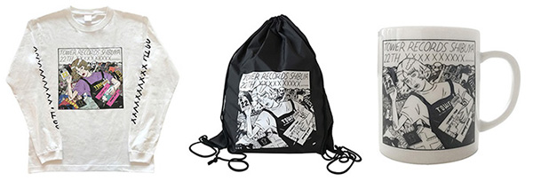 TOWER RECORDS SHIBUYA 22TH　コラボグッズ