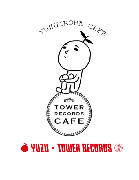 ゆずイロハカフェ”TOWER RECORDS CAFE 渋谷店＆梅田NU茶屋町店にて開催