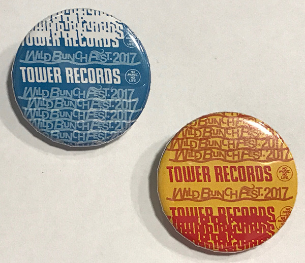 WILD BUNCH FEST.2017 缶バッジ