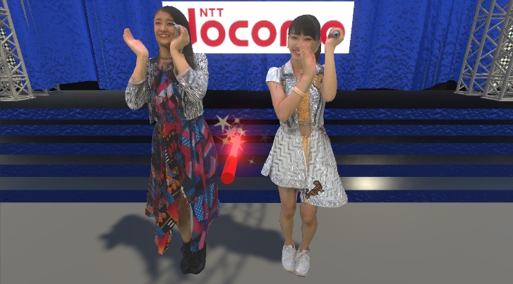 自由視点VR映像体験による演出予定イメージ