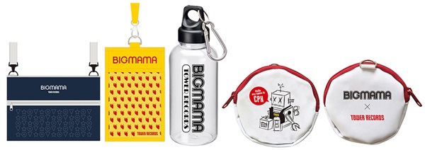 BIGMAMA×TOWER RECORDSコラボグッズ