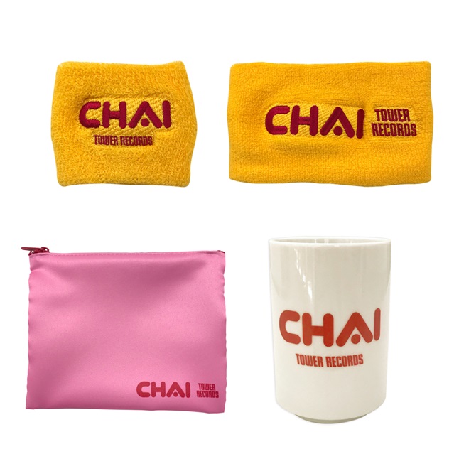 「CHAI × TOWER RECORDS」コラボグッズ
