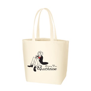 WTM クラシカルトートバッグ Beethoven(イラスト) ナチュラル