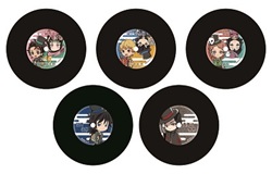 鬼滅の刃 × TOWER RECORDS レコードコースター（全5種）