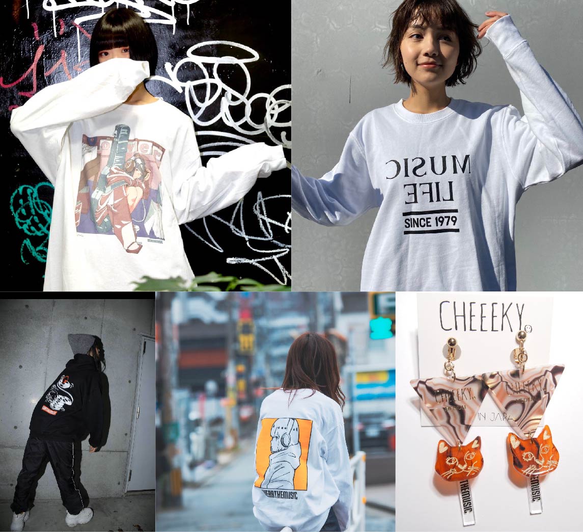 タワレコのアパレルブランド「WEARTHEMUSIC」がSNSで注目の5ブランドとコラボ！渋谷店でVDより3日間POP UP SHOP開催 -  TOWER RECORDS ONLINE