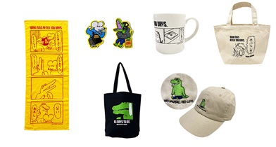 22店舗+オンライン 販売グッズ