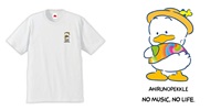 T-shirts ホワイト あひるのペックル