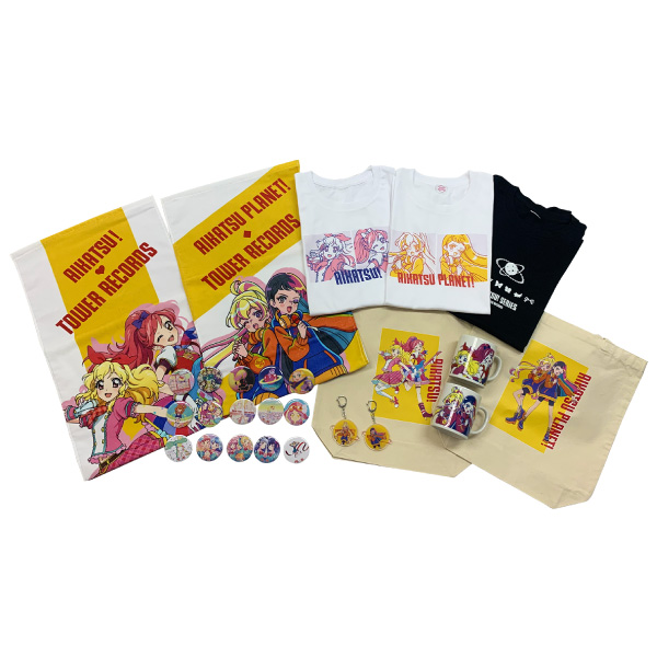 アイカツ シリーズ Tower Records コラボグッズを3 4発売 Tower Records Online