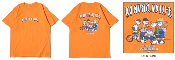 RSC × WTM S/S T-shirt Orange