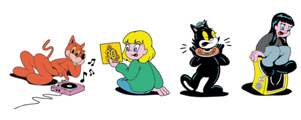 アジア音楽旅_A KID FROM YESTERDAYイラスト