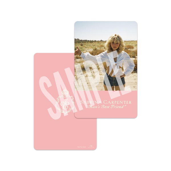 YO!GAKU_サブリナ・カーペンター_特典フォトカード