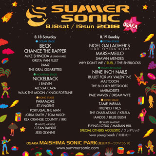 SUMMER SONIC 2018