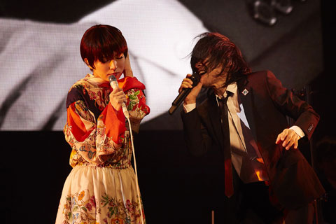 椎名林檎と宮本浩次 TOWER RECORDS 獣ゆく細道 ポスター