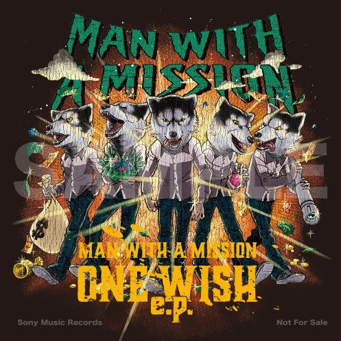 MAN WITH A MISSION、2月10日リリースの新作『ONE WISH e.p.』ジャケ写