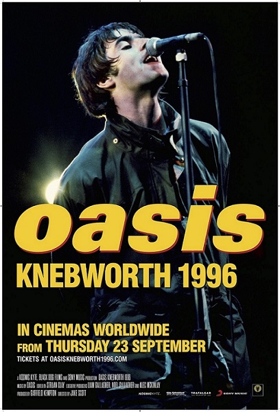 Oasis オアシス 伝説の1996年8月ネブワース公演の長編ドキュメンタリー映画 Oasis Knebworth 1996 が9月23日より世界順次公開決定 Noel Liam Gallagher兄弟がエグゼクティヴ プロデューサー ポスター アートも初公開 Tower Records Online