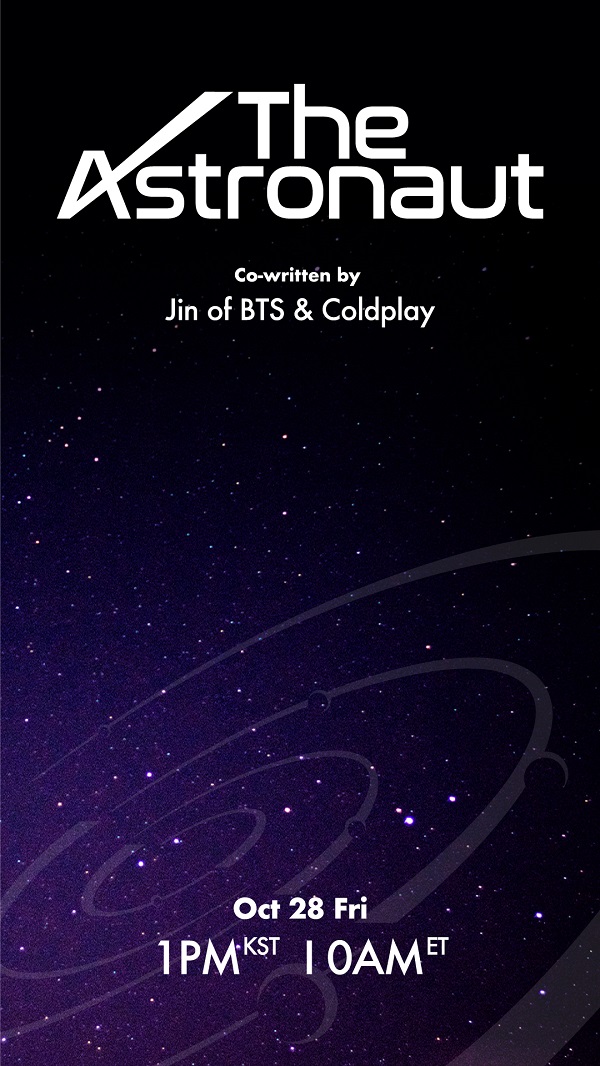 JIN（BTS）、ソロ・シングル『The Astronaut』でCOLDPLAY（コールド