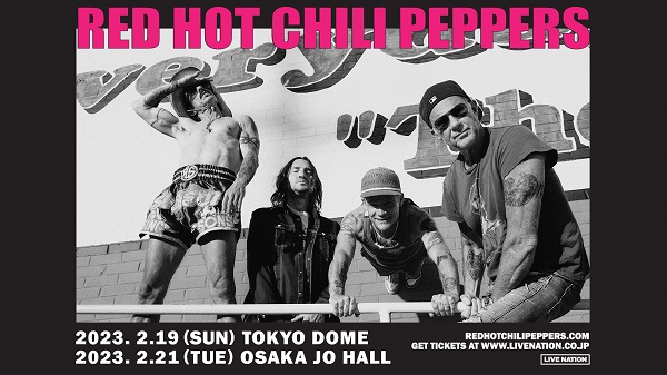RED HOT CHILI PEPPERS（レッド・ホット・チリ・ペッパーズ）、来年2月 