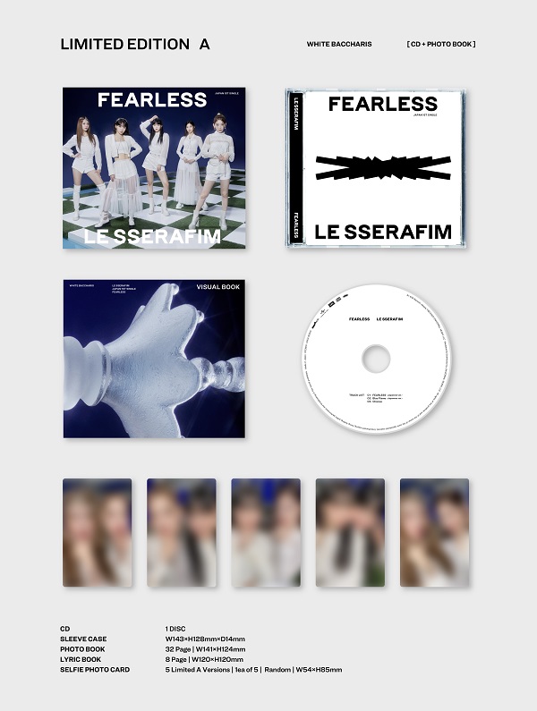 LE SSERAFIM、来年1月25日リリースの日本1stシングル『FEARLESS』全