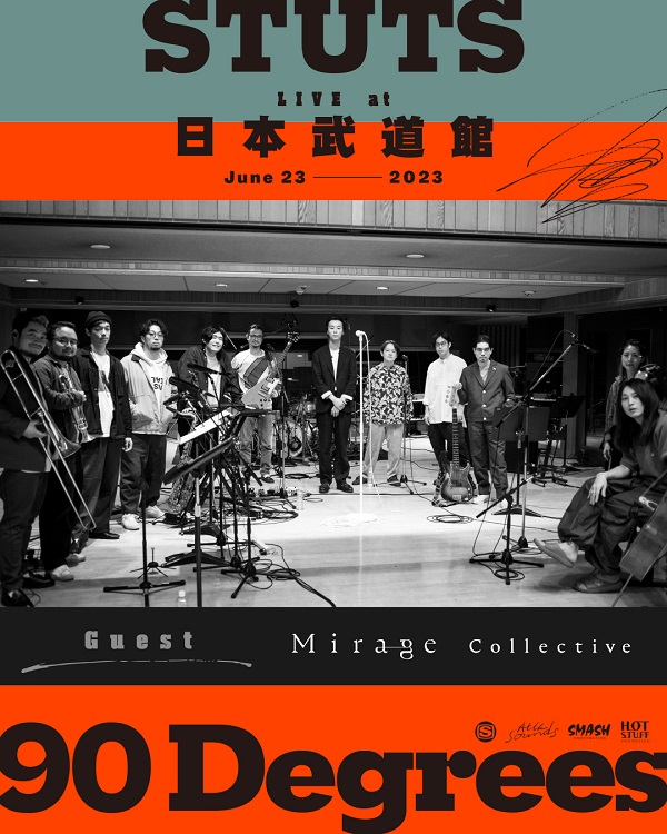 Mirage Collective、STUTS初の日本武道館公演「“90 Degrees” LIVE at 
