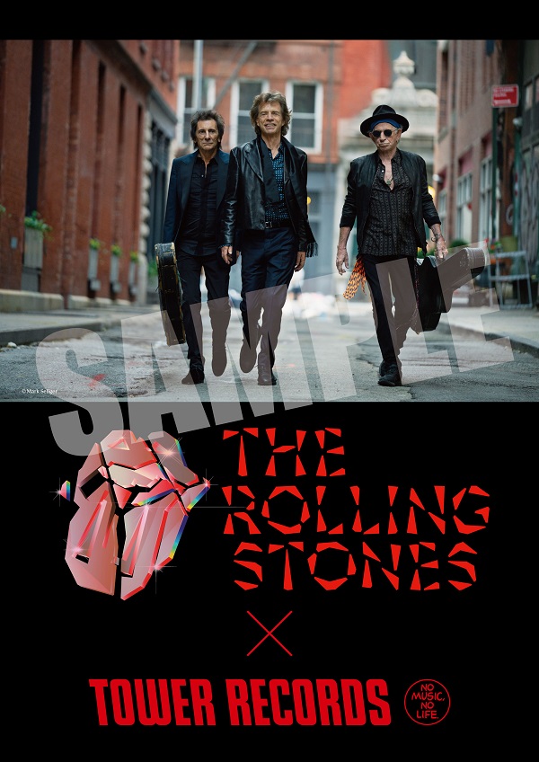 The Rolling Stones×TOWER RECORDSコラボポスター掲出 - TOWER RECORDS 