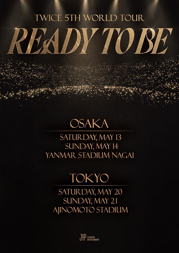 TWICE、日本での初スタジアム公演「TWICE 5TH WORLD TOUR 'READY TO BE 