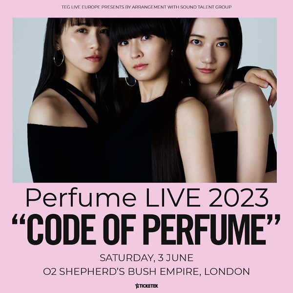 Perfume、9年ぶりのロンドン単独公演「Perfume LIVE 2023 “CODE OF