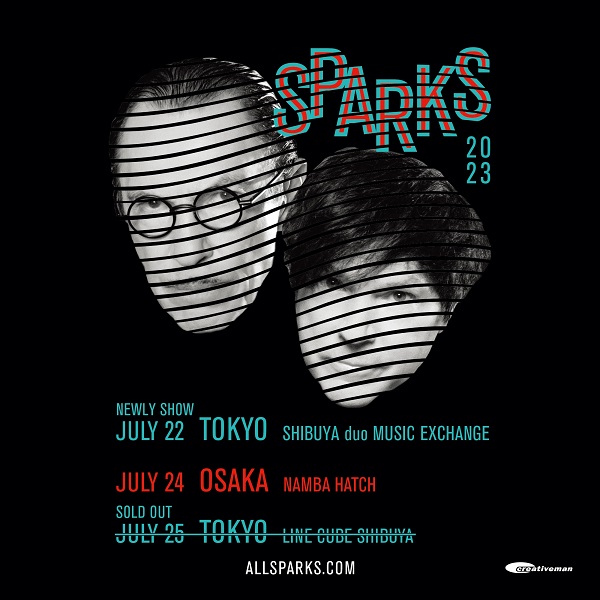 SPARKS（スパークス）、ジャパン・ツアーの東京追加公演が決定 - TOWER