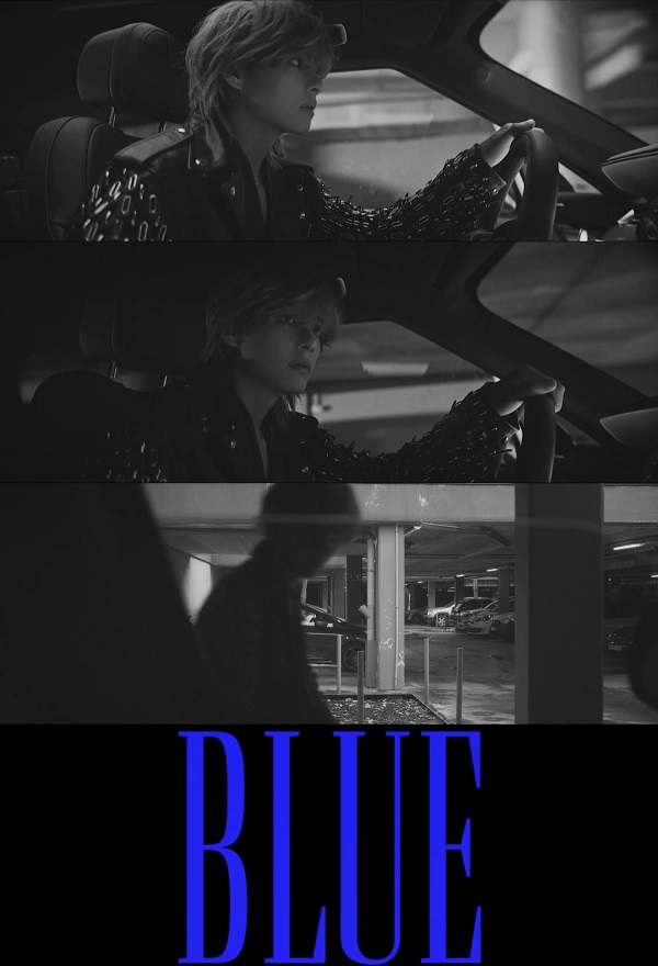 V（BTS）、初のソロ・アルバム『Layover』より“Blue”のMV2次ティーザー 