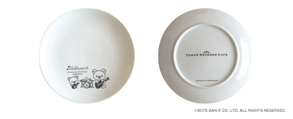 RILAKKUMA × TOWER RECORDS CAFE コラボプレート 2015