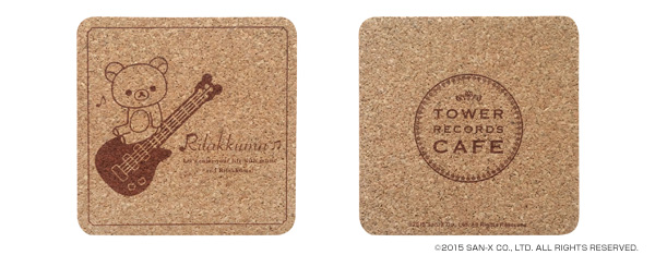 RILAKKUMA × TOWER RECORDS CAFE コラボコースター 2015