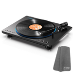 《ロゴ入りクロスプレゼント》 FIIO レコードプレーヤー TT13BT ブラック (FIO-TT13BT-B) Bluetooth対応 リモコン付属