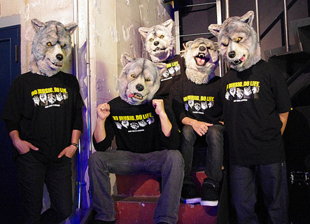 MAN WITH A MISSION NO MUSIC, NO LIFE.Tシャツ