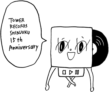 新宿店15周年記念「シンジュくん」Tシャツ