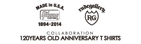 GibsonCustom Shop&times;RUDEGALLERY Tee