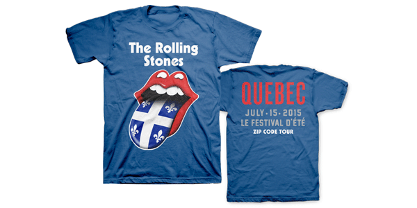 The Rolling Stones Zip Code Tour T-shirt - TOWER RECORDS ONLINE