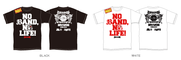 NO BAND, NO LIFE! Tee(BRAHMANxMOBSTYLESxTOWER RECORDS