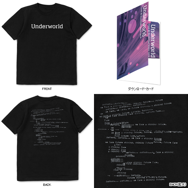 UNDERWORLD サマソニライヴ音源＋Tシャツセットが発売！ - TOWER RECORDS ONLINE