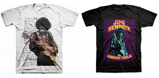 Jimi Hendrix オフィシャルTシャツ