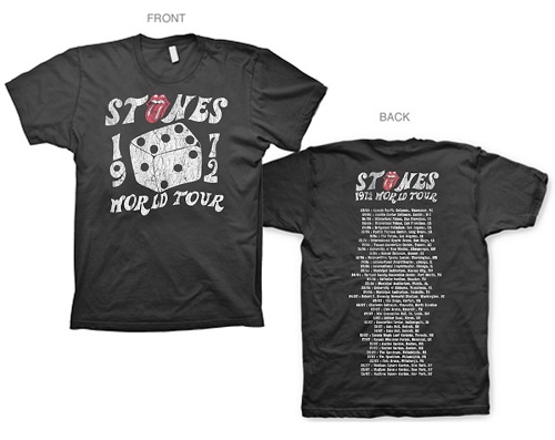 ザ・ローリング・ストーンズ『1972 World Tour』Tシャツ