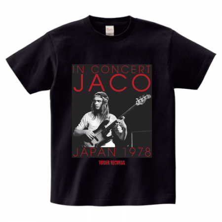 ジャコ・パストリアス(Jaco Pastorius) × TOWER RECORDS T-shirts 登場 