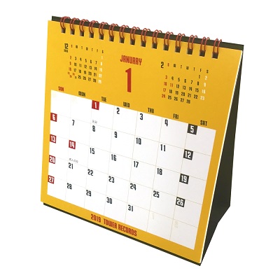 タワレコ卓上カレンダー