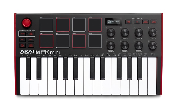 Akai Pro MIDIキーボードコントローラー ミニ25鍵