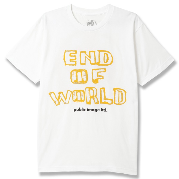 Public Image Ltd. End Of World S/S Tee White 表